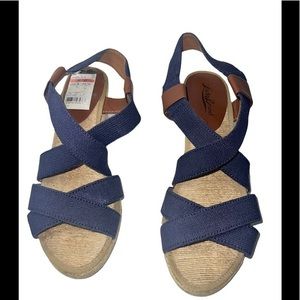 Lucky Brand Wedge Strap Sandals 39/9